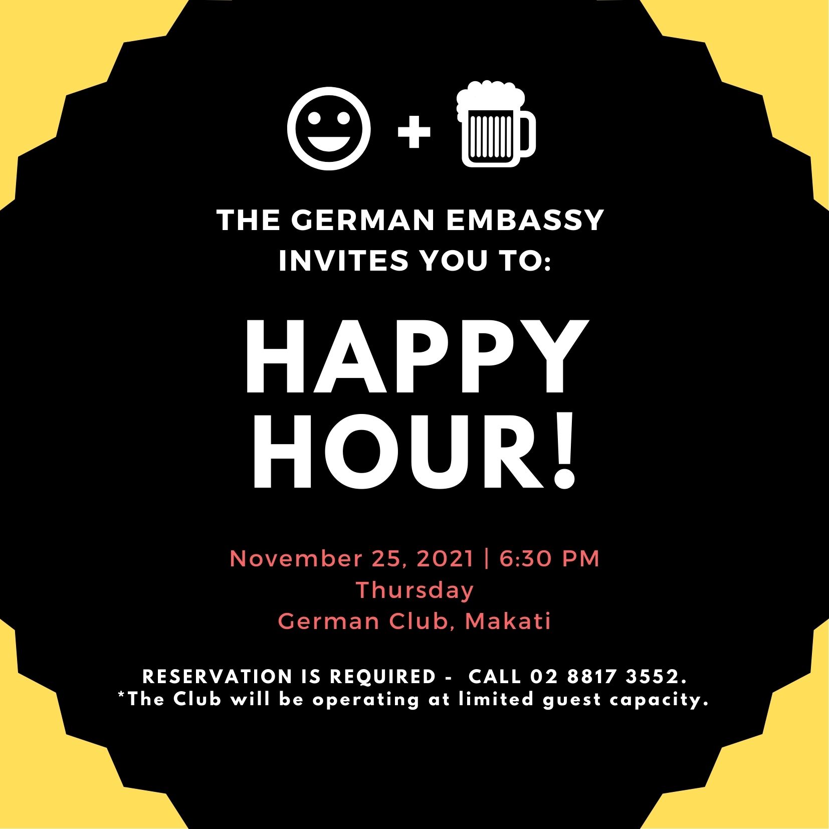 German Embassy Happy Hour!