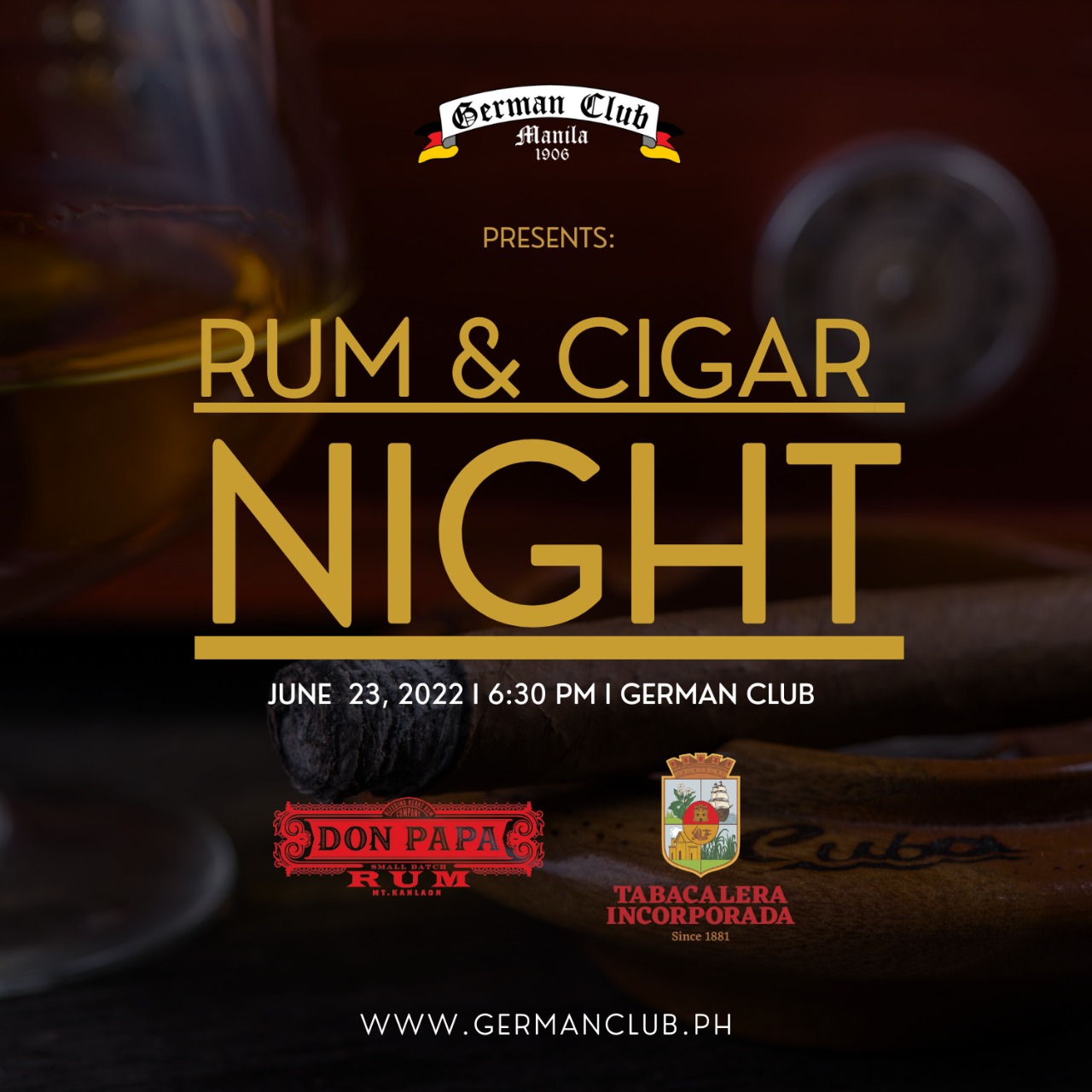 Don Papa Rum & Tabacalera Cigar Night