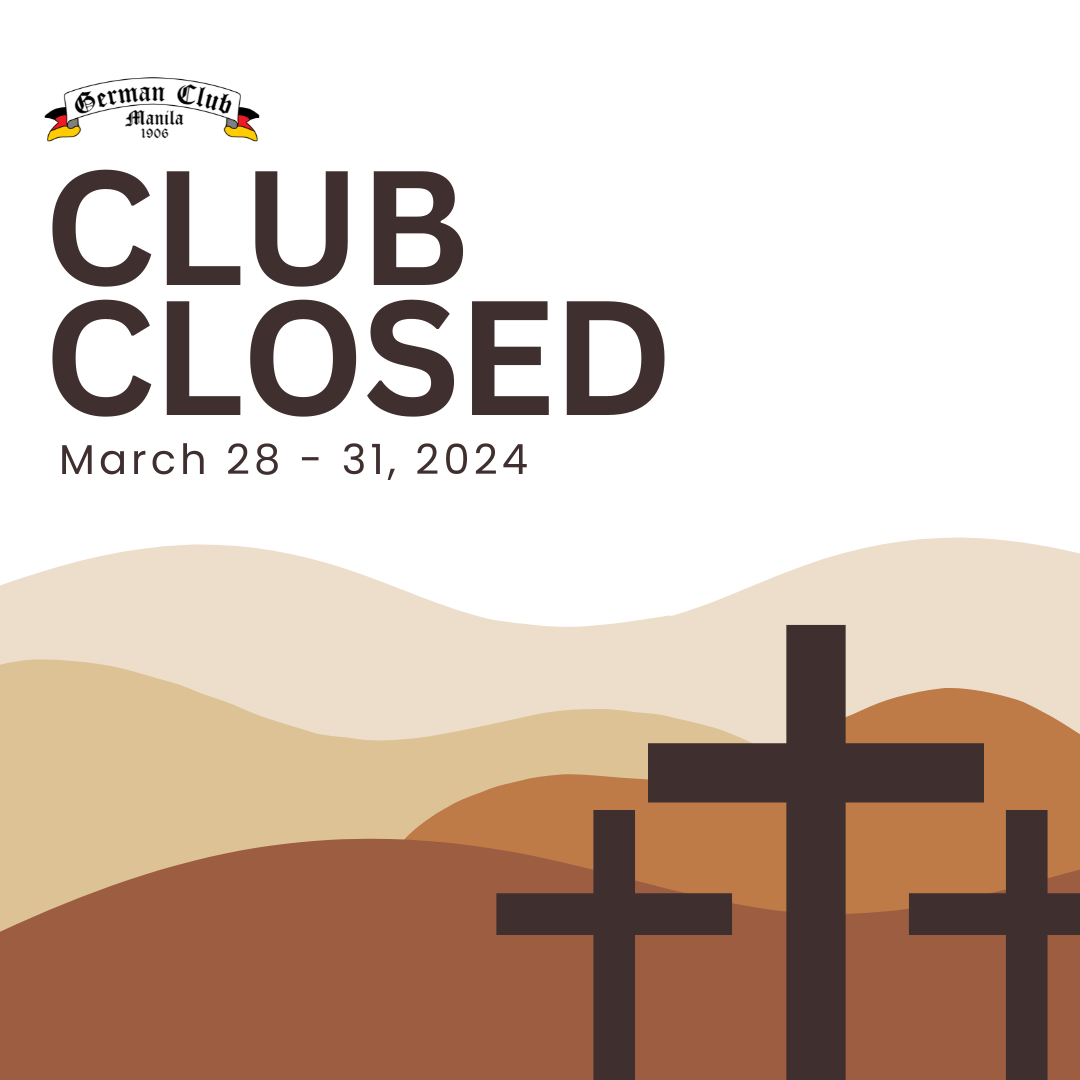 Club Closed: Holy Week 2024