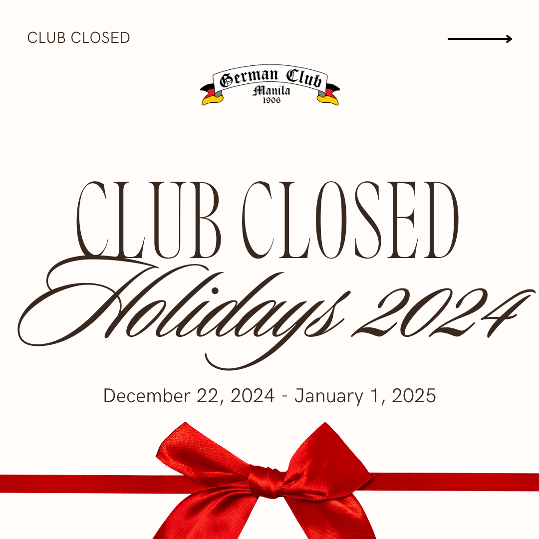 Club Closed for the Holidays