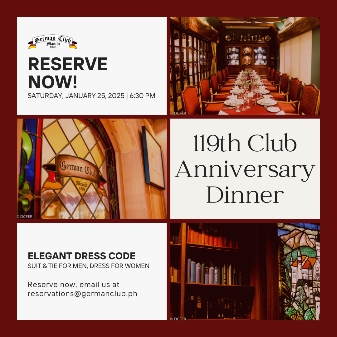 [Cancelled] 119th Club Anniversary