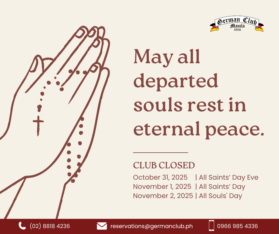 Club Closed: All Souls' Day