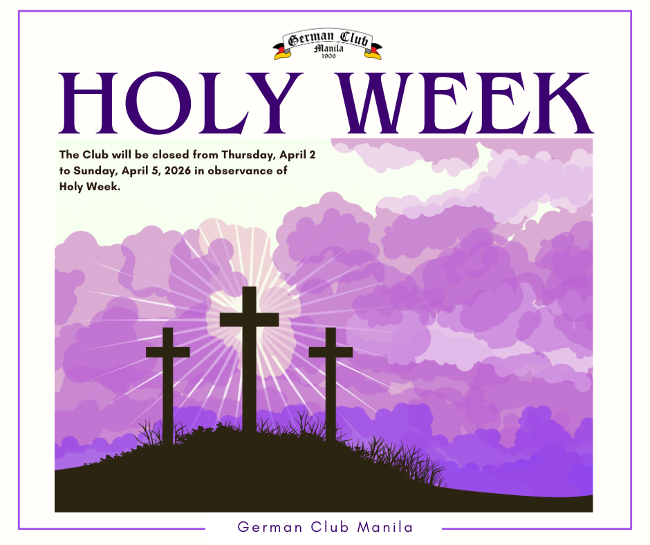 Club Closed: Holy Week 2026